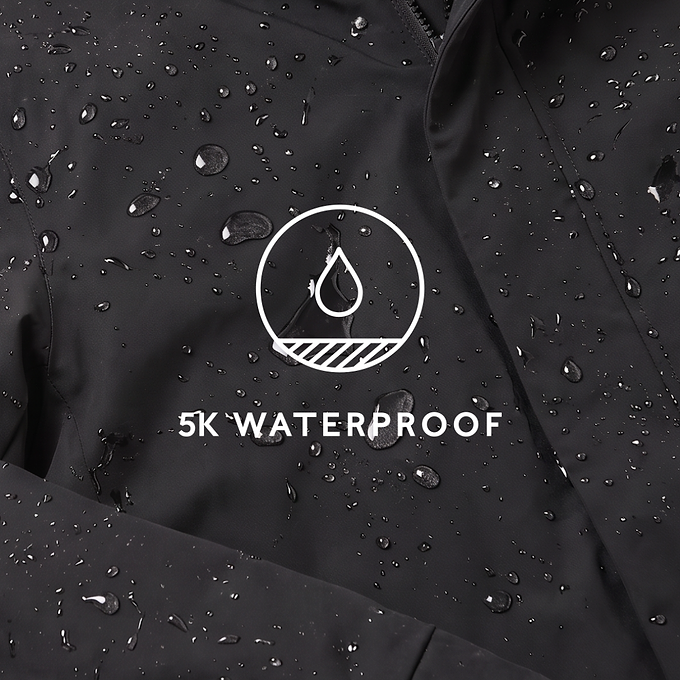 Uma Womens Waterproof Down Insulated Parka - Black