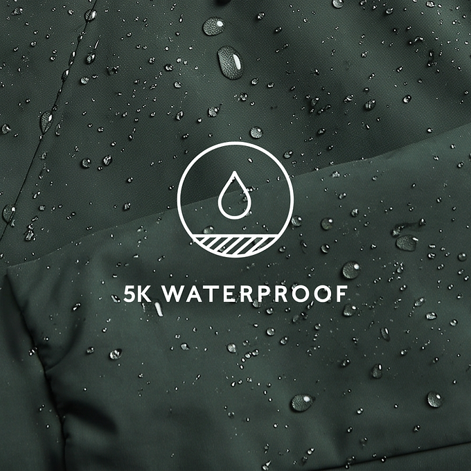 Uma Womens Waterproof Down Insulated Parka - Racing Green