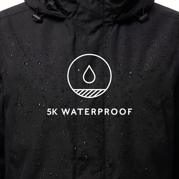 Airton Womens Waterproof Jacket - Black