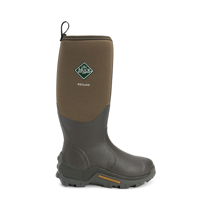 Muck Boots Wetland Hi Patterned Unisex Wellington - Bark
