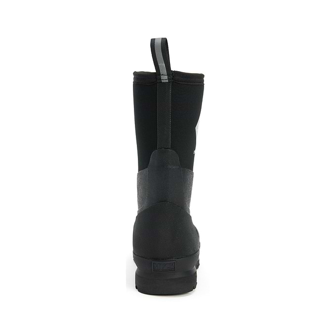 Muck Boots Chore Classic Mid Patterned Unisex Wellington - Black