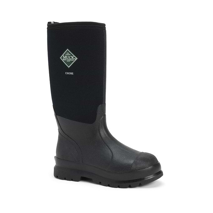 Muck Boots Chore Classic Hi Patterned Unisex Wellington - Black