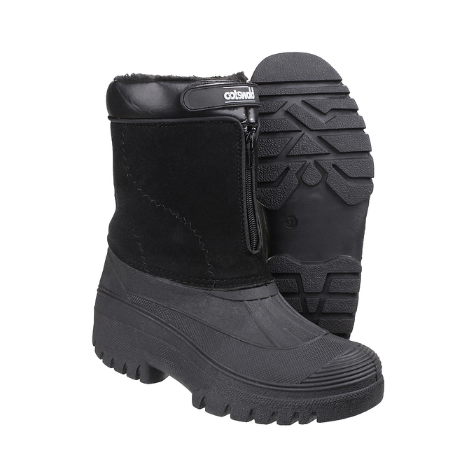 Cotswold Venture Unisex Waterproof Winter Boot - Black