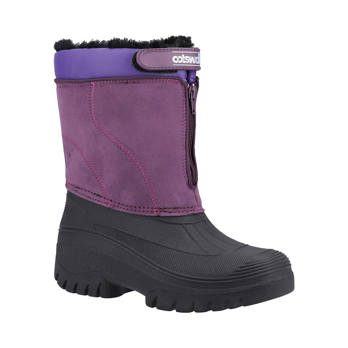 Cotswold Venture Unisex Waterproof Winter Boot - Purple