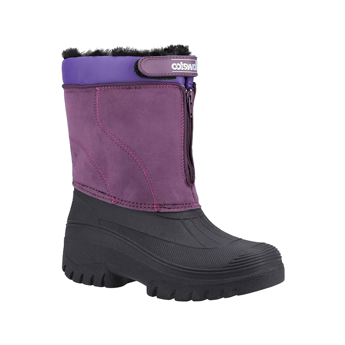 Cotswold Venture Unisex Waterproof Winter Boot - Purple
