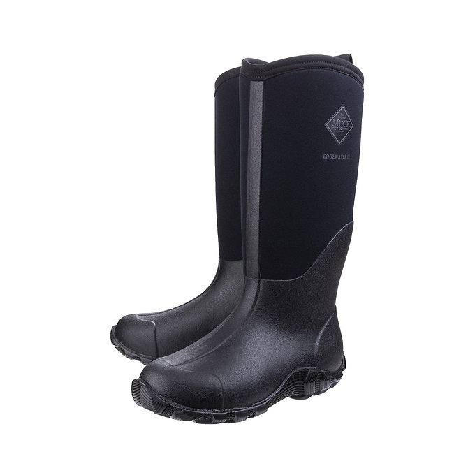Muck Boots Edgewater II Multi Purpose Unisex Boots - Black