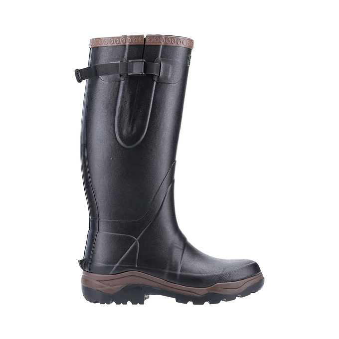 Cotswold Compass Unisex Neoprene Rubber Wellington - Black