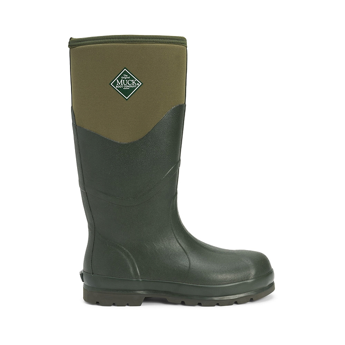Muck Boots Chore 2K All Purpose Field Unisex Wellingtons - Moss