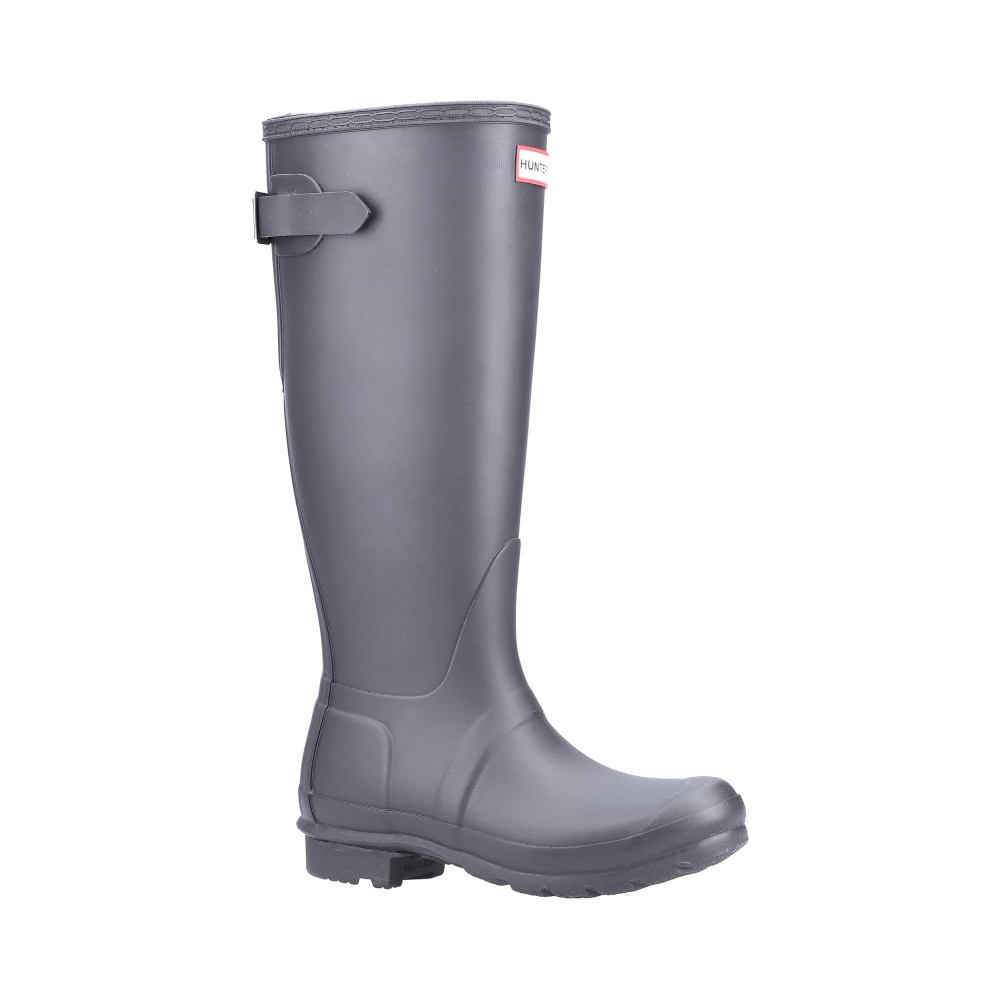 Hunter Original Tall Back Adjustable Womens Wellies Black | TOG24