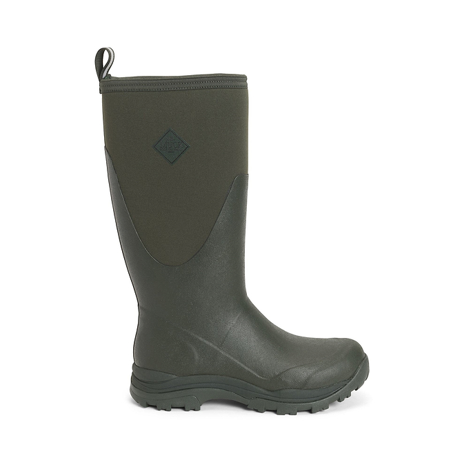 Muck Boots Outpost Tall Mens Wellington - Moss