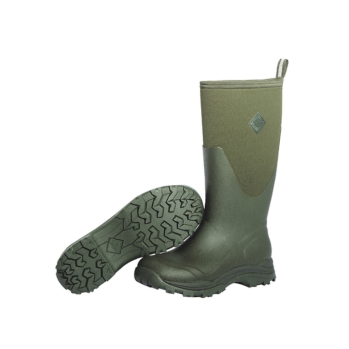 Muck Boots Outpost Tall Mens Wellington - Moss