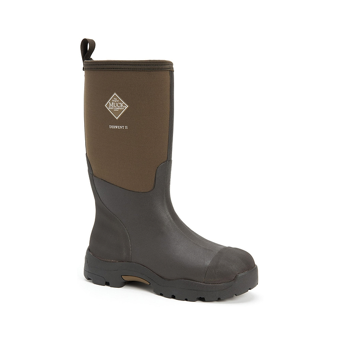 Muck Boots MB Derwent II Unisex Wellington Boots - Black/Bark