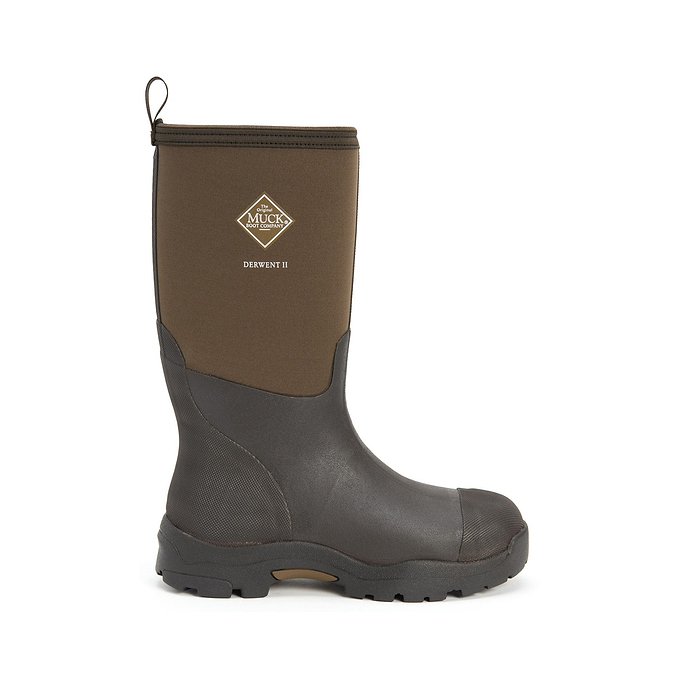Muck Boots MB Derwent II Unisex Wellington Boots - Black/Bark
