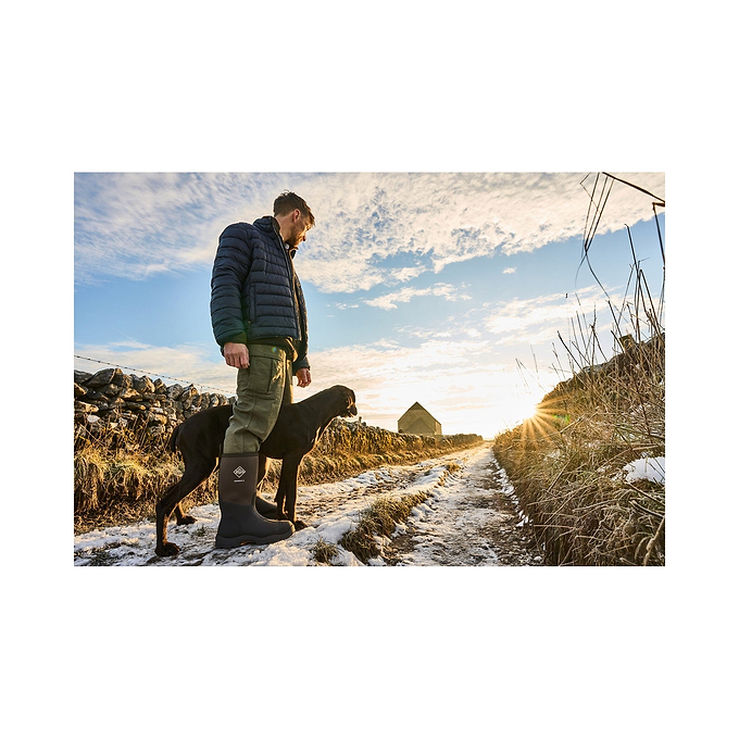 Muck Boots MB Derwent II Unisex Wellington Boots - Black/Bark