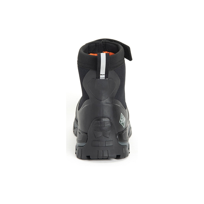 Muck Boots Apex Mid Zip Mens Wellingtons - Black/Dark Shadow