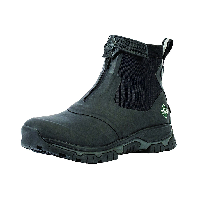 Muck Boots Apex Mid Zip Mens Wellingtons - Black/Dark Shadow