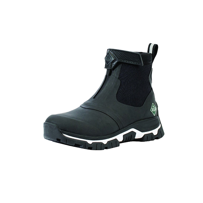 Muck Boots Apex Mid Zip Womens Wellington - Black/White