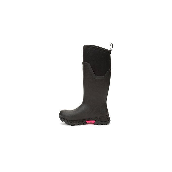 Muck Boots Arctic Ice Tall Womens Wellingtons - Black/Hot Pink
