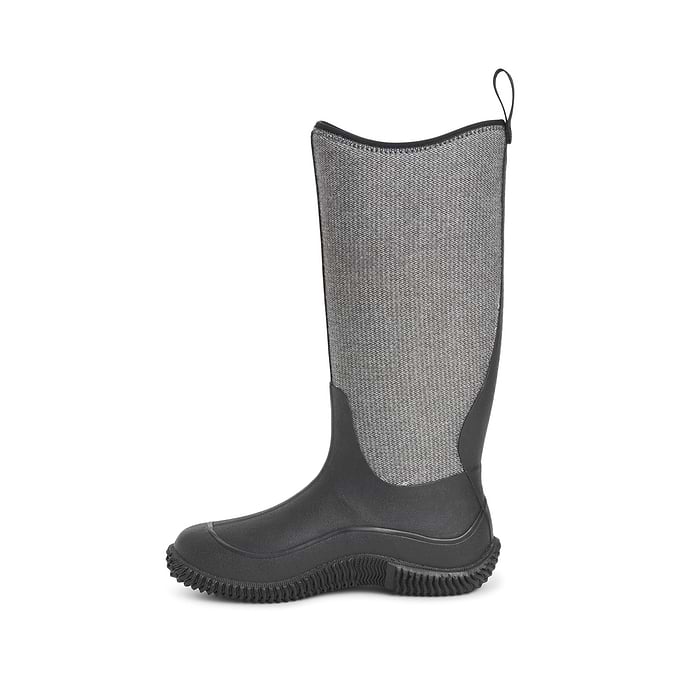 Muck Boots Hale Womens Wellington - Black/Fuzzy Herringbone