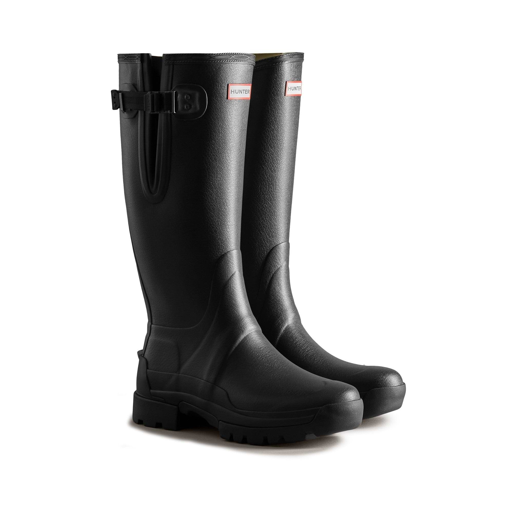 HUNTER BALMORAL CLASSIC レインブーツ Hunter Balmoral Adjustable Mens Wellington - Black – TOG24
