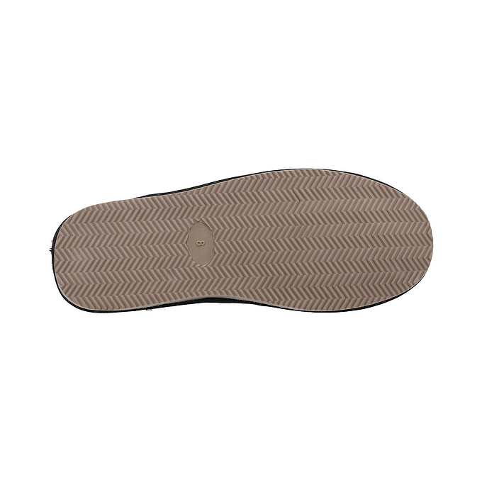 Hush Puppies Coady Leather Slipper Mens - Black
