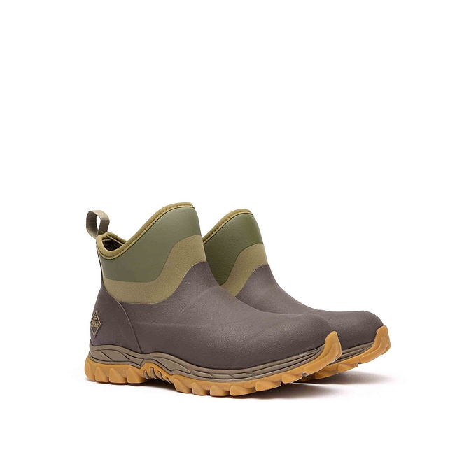 Muck Boots Arctic Sport II Womens Ankle Boot - Dark Brown/Olive