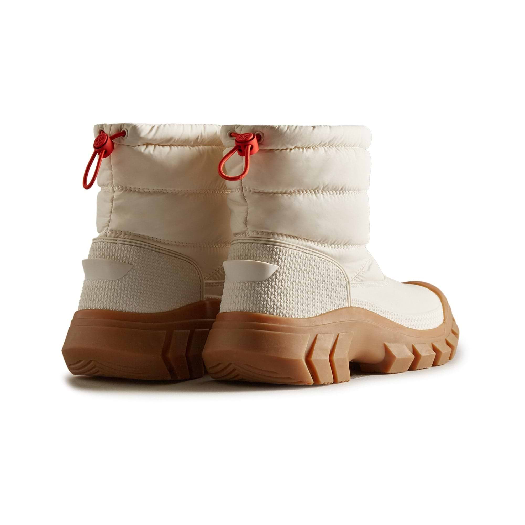 Hunter Intrepid Short Womens Snow Boot - White Willow/Gum – TOG24