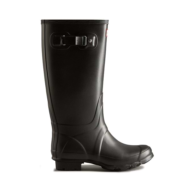 Hunter Huntress Womens Wide Leg Wellington Boots - Black