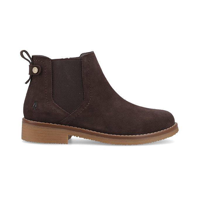 Hush Puppies Maddy Womens Wide Boots - Chocolate
