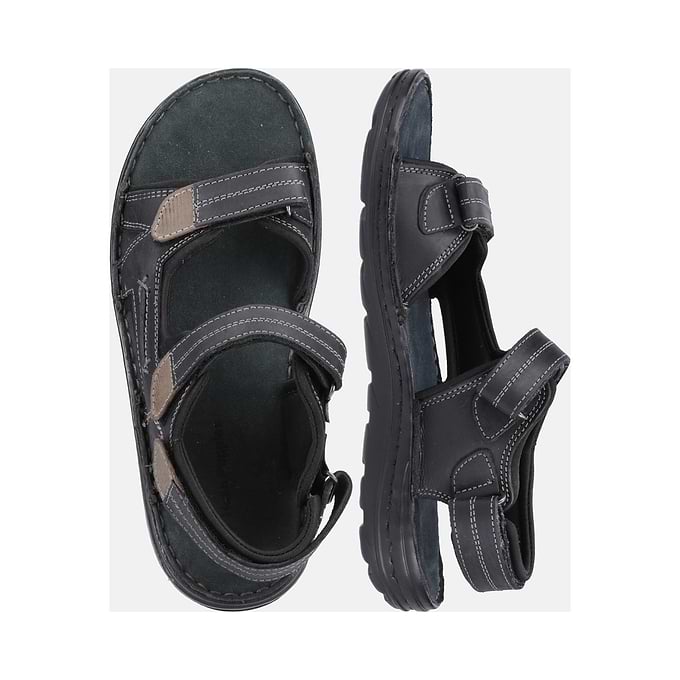 Hush Puppies Alistair Mens Sandal - Black