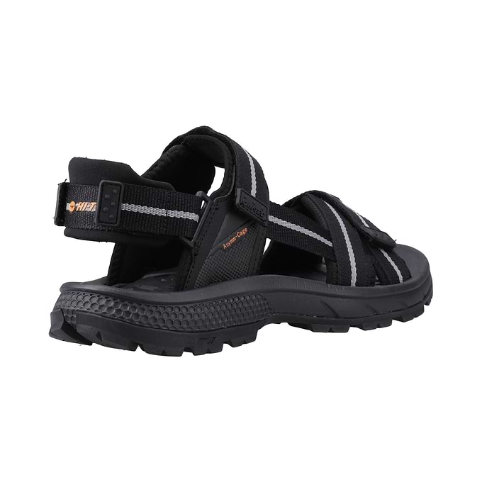 Hi-Tec Sierra Mens Sandal - Black/Grey/Orange