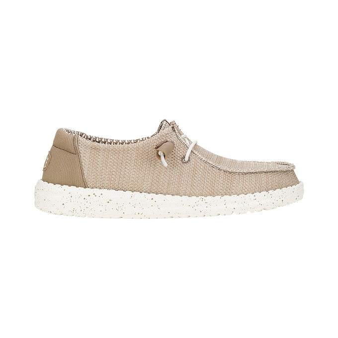 HEYDUDE Wendy Stretch Sox Womens Shoes - Walnut