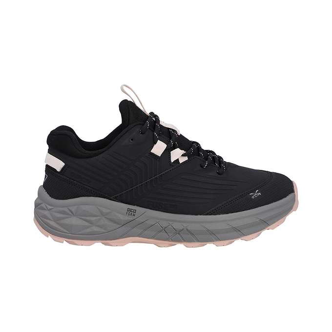 Hi-Tec Fuse Trek Womens Hiking Shoe - Black/Steeple Grey/Cameo Rose