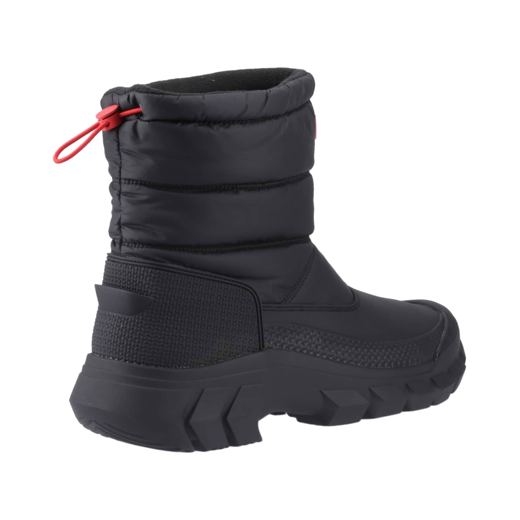 Hunter Intrepid Short Mens Snow Boot - Black – TOG24