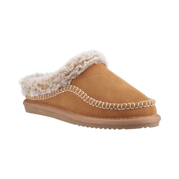 Hush Puppies Anika Womens Slippers - Tan