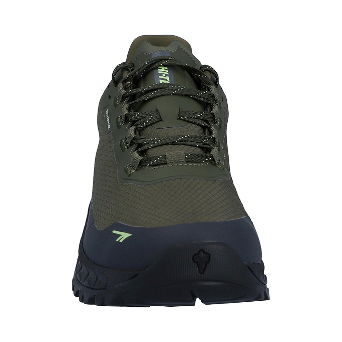 Hi-Tec ALTITUDE LITE WP Mens Shoe - Olive Night/Charcoal Grey/Lime