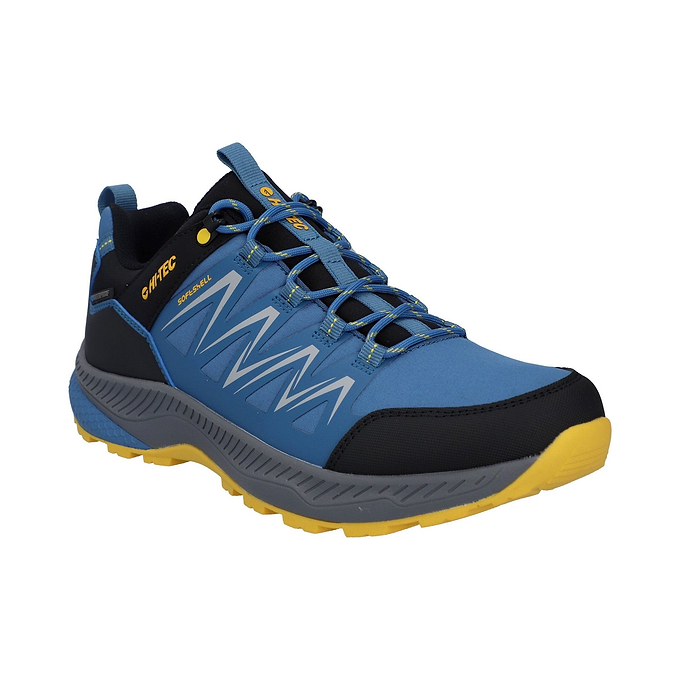 Hi-Tec Stealth Low Mens Trail Shoe - Blue/Black/Yellow