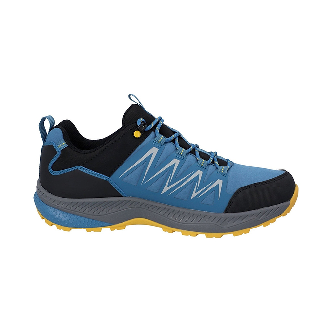 Hi-Tec Stealth Low Mens Trail Shoe - Blue/Black/Yellow