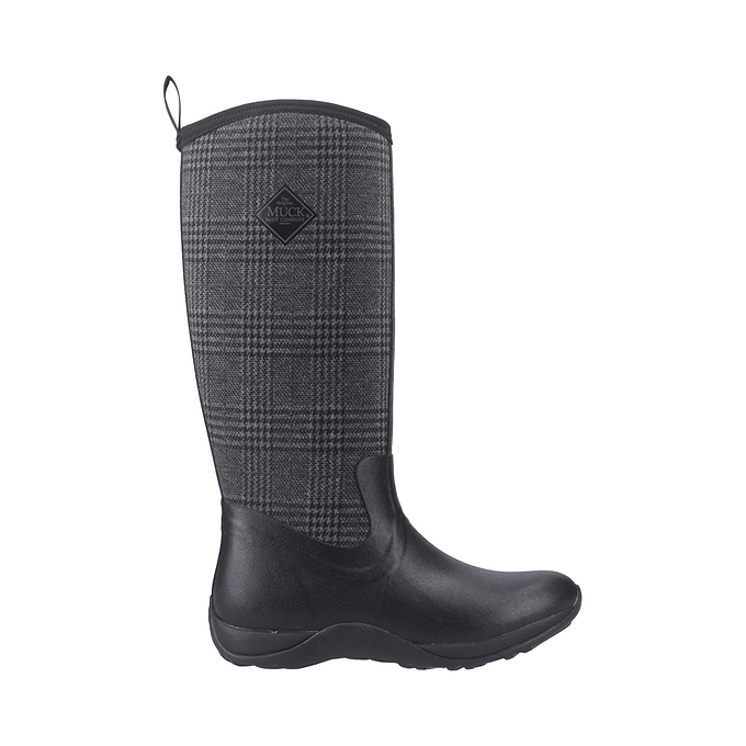 Muck Boots Arctic Adventure Wellington Womens - Black/Plaid