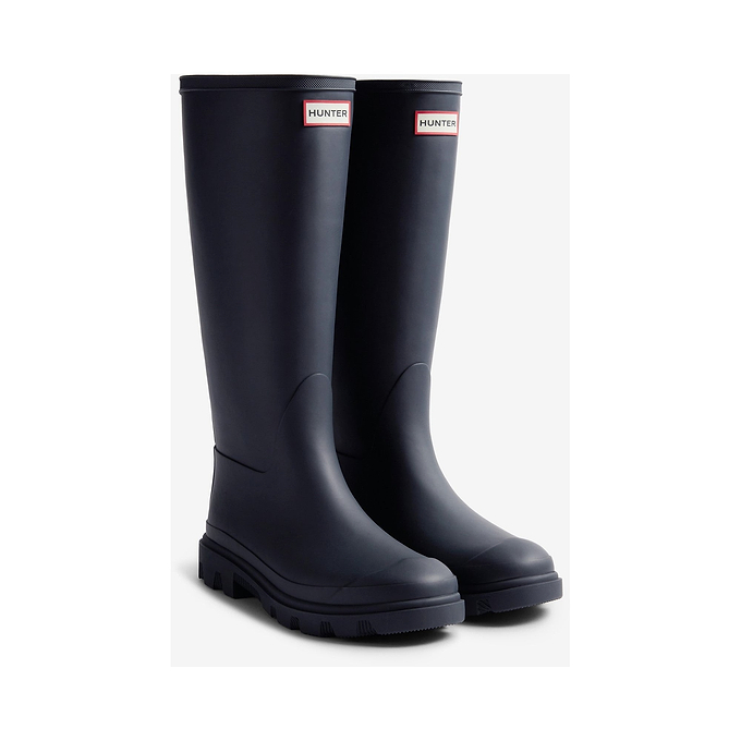 Hunter Downpour Tall Boot Womens - Hunter Navy