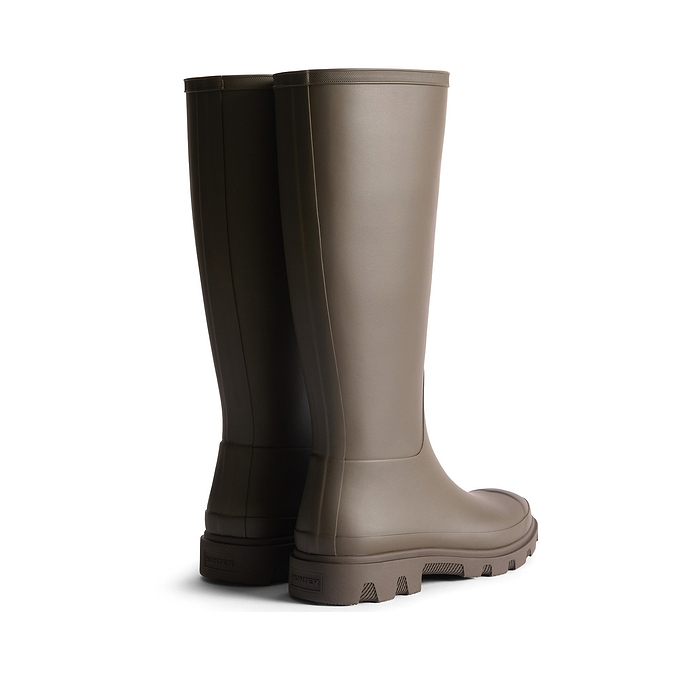 Hunter Downpour Tall Boot Womens - Chocolate Brown