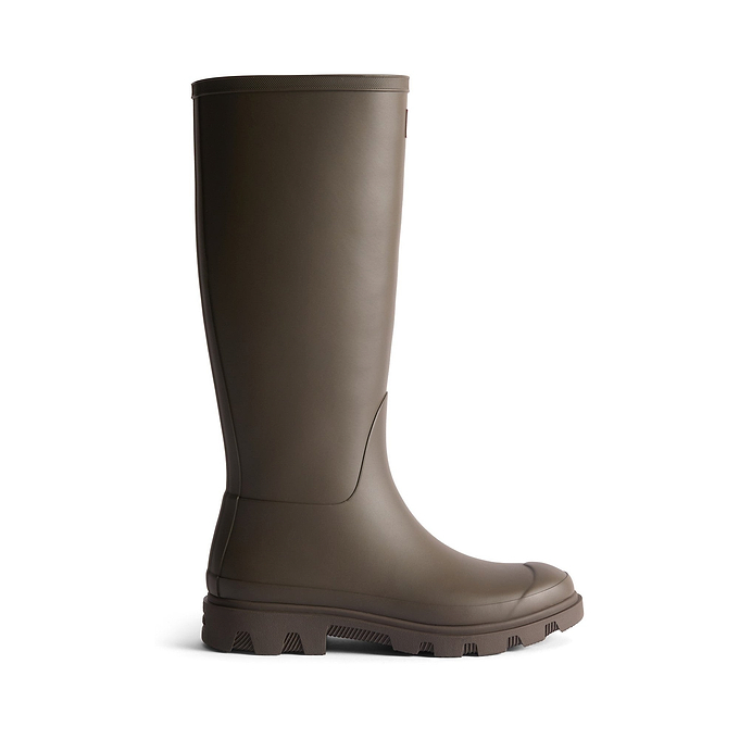 Hunter Downpour Tall Boot Womens - Chocolate Brown