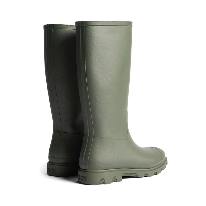 Hunter Downpour Tall Insulated Boot Womens - Dark Olive