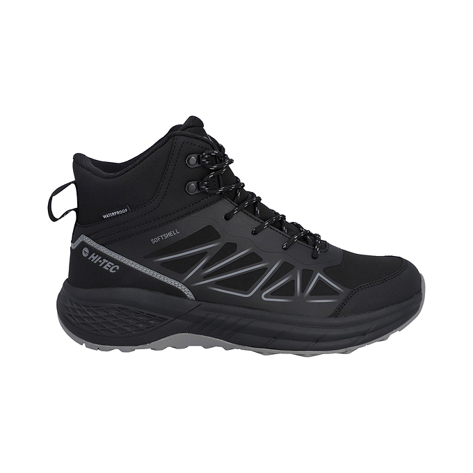 Hi-Tec Litespeed Mid WP Hiker Mens Boots - Black/Carbon Grey