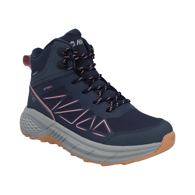 Hi-Tec Litespeed Mid WP Hiker Womens Boots - Stratified Sea/Cedar Wood/Grey