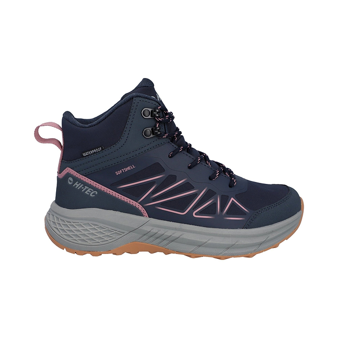 Hi-Tec Litespeed Mid WP Hiker Womens Boots - Stratified Sea/Cedar Wood/Grey