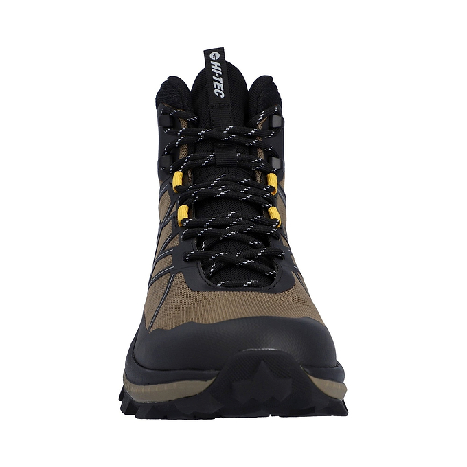 Hi-Tec AWW Infuse Mid WP Mens Hiking Boots - Black/Walnut/Artisans Gold