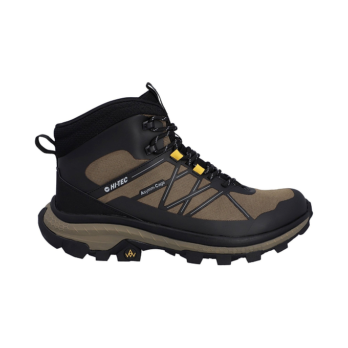 Hi-Tec AWW Infuse Mid WP Mens Hiking Boots - Black/Walnut/Artisans Gold