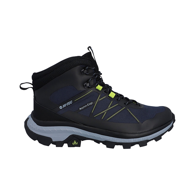 Hi-Tec AWW Infuse Mid WP Mens Hiking Boots - Black/Spellbound/Acid Lime