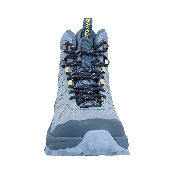 Hi-Tec AWW Infuse Mid WP Womens Hiking Boots - Blue Fog/Flintstone/Banana